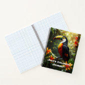 Toucan-Notebook individuell anpassbar: Ein tropisc Notizblock (Innenseite)
