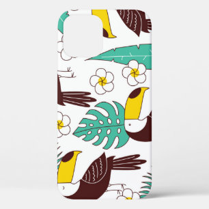 Toucan Orchid Vintag Palm Muster Case-Mate iPhone Hülle