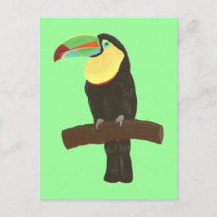 Toucan Painting by CherylsArt Postkarte