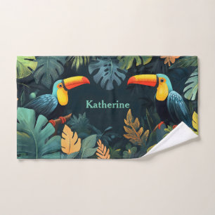 Toucan Paradise: Individuelles Design Handtuch