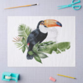 Toucan Parrot Tropical Watercolor Seidenpapier (Basteln)