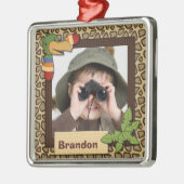 Toucan Personalisiert Foto Keepake Ornament Aus Metall (Links)