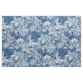 TOUCAN PLAN Indigo tropisch Stoff (Fat Quarter (45,7 x 55,9 cm))