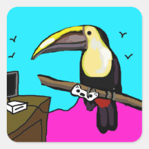 Toucan Play the Game Sticker