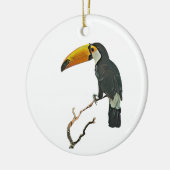 Toucan Portrait Animal Tropical Bird Design Keramik Ornament (Links)