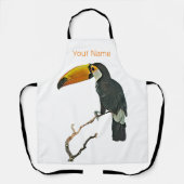 Toucan Portrait Animal Tropical Bird Design Schürze (Vorderseite)