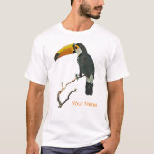 Toucan Portrait Animal Tropical Bird Design T-Shirt (Vorderseite)