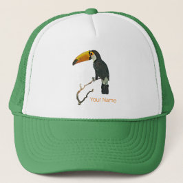 Toucan Portrait Animal Tropical Bird Design Truckerkappe