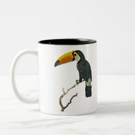 Toucan Portrait Animal Tropical Bird Design Zweifarbige Tasse