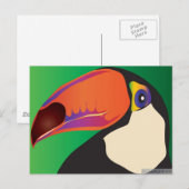 TOUCAN POSTCARD POSTKARTE (Vorne/Hinten)