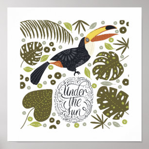 Toucan Posters: Fügen Sie Ihrer Wa eine Touch des  Poster