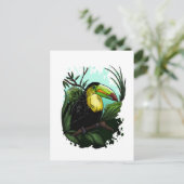 Toucan Postkarte (Stehend Vorderseite)