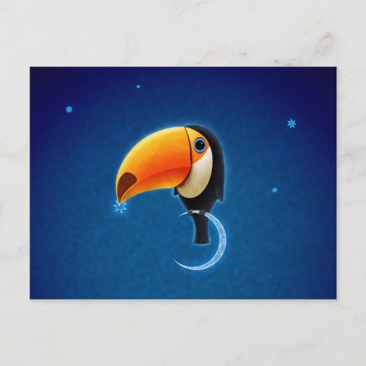 Toucan Postkarte (Vorderseite)