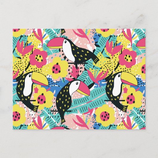Toucan Postkarte (Vorderseite)