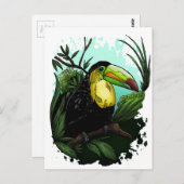 Toucan Postkarte (Vorne/Hinten)