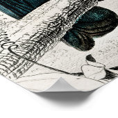 Toucan Ramphastos Illustration Vintage Kunst Print Poster (Ecke)