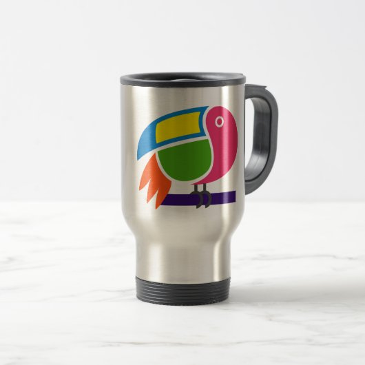Toucan Reise-Tasse Reisebecher (VorderseiteRechts)