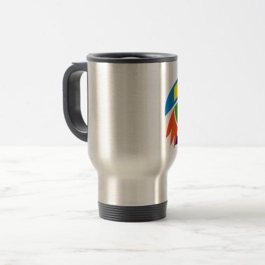Toucan Reise-Tasse Reisebecher (Vorderseite Links)