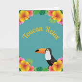 Toucan Relax Retirement Karte (Vorderseite)