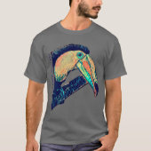 Toucan Rescue Ranch - Geometrischer Toucan T-Shirt (Vorderseite)