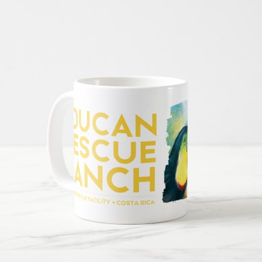 Toucan Rescue Ranch Tasse (Vorderseite Links)