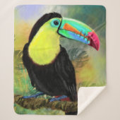 Toucan Sherpa Blanket Sherpadecke (Vorderseite)