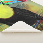 Toucan Sherpa Blanket Sherpadecke (3/4)