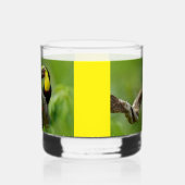 Toucan sitzt auf dem Ast im Wald Whiskyglas (Links)