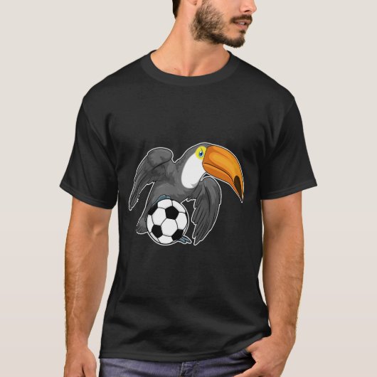 Toucan Soccer Player Soccer T-Shirt (Vorderseite)