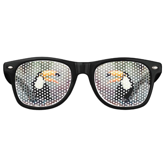 Toucan-Sonnenbrille Partybrille (Vorderseite)