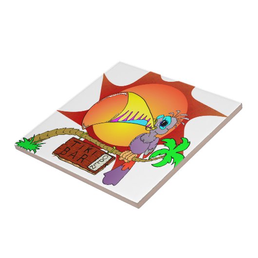 Toucan Sun Fliese (Seite)