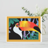 Toucan Tango Einladung (Stehend Vorderseite)