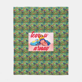 Toucan Tango, Rainforest Rhapsody Baby image Fleecedecke