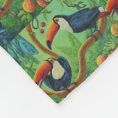 Toucan Tango, Rainforest Rhapsody Baby image Fleecedecke (Ecke)
