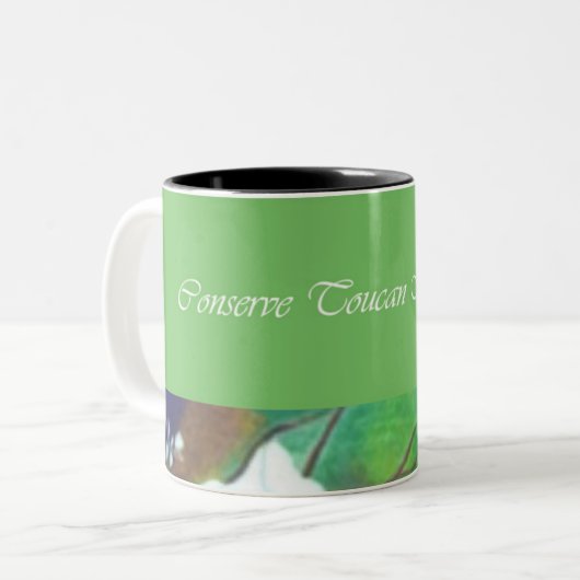 Toucan-Tasse Zweifarbige Tasse (Vorderseite Links)