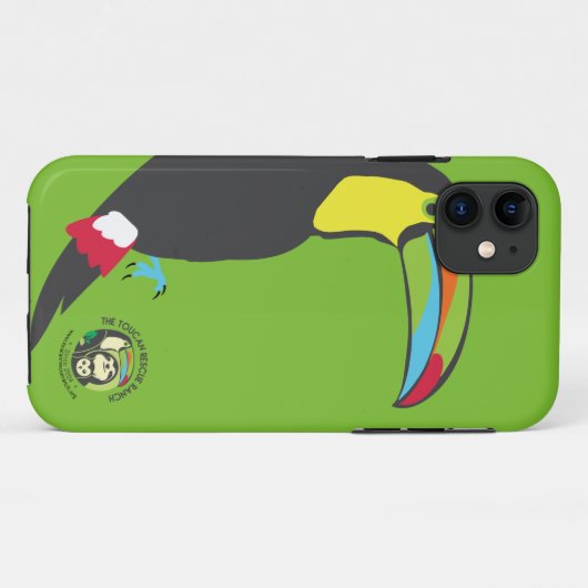 Toucan Telefon-Kasten Case-Mate iPhone Hülle (Rückseite (Horizontal))