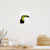 Toucan Tier exotic tropischen modernen Foto Poster (Küche)