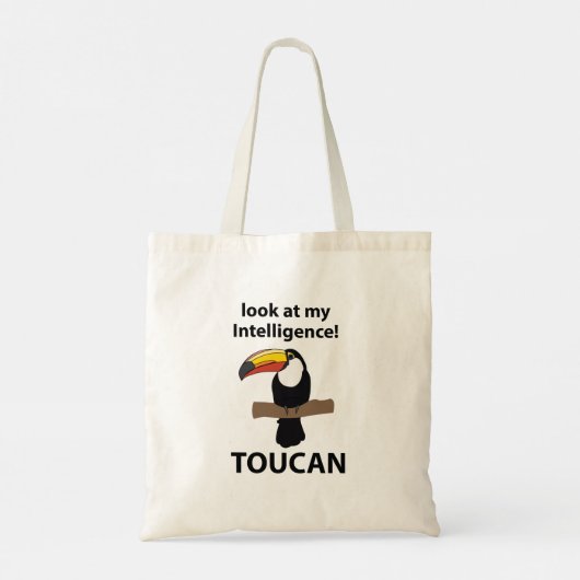 Toucan Toco Bird Funny Tragetasche (Rückseite)