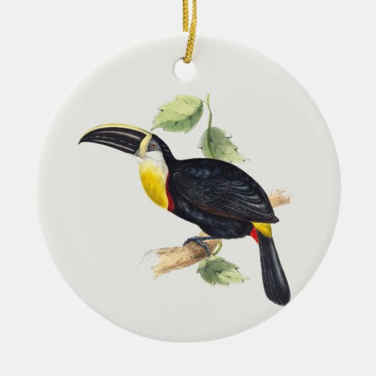 Toucan Tree Keramik Ornament (Vorne)