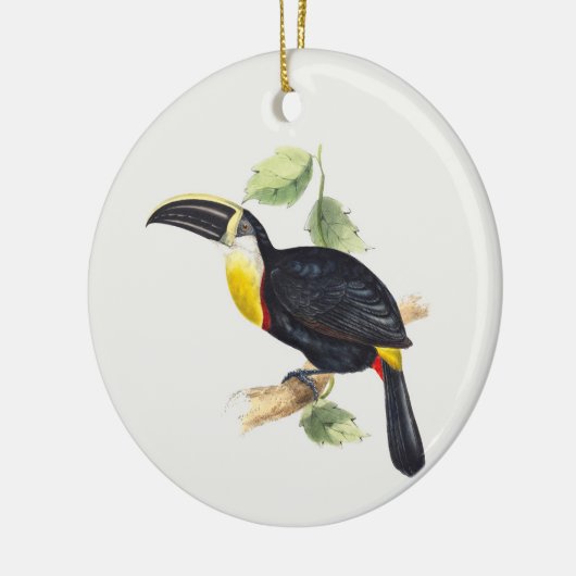 Toucan Tree Keramik Ornament (Links)