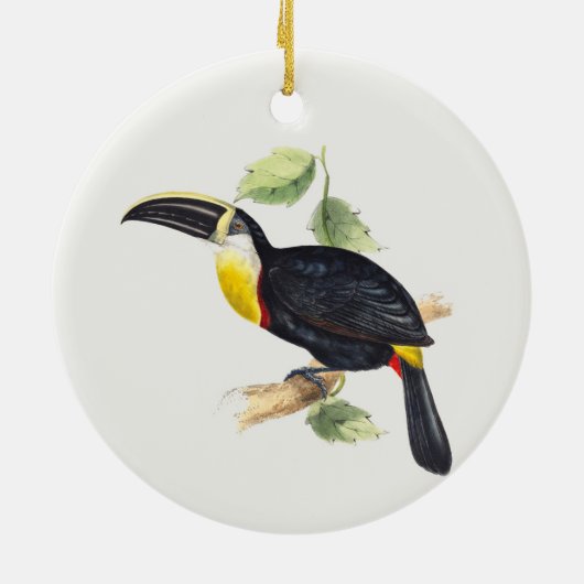 Toucan Tree Keramik Ornament (Hinten)