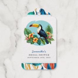 Toucan Tropenwald Summers Brautparty Geschenkanhänger