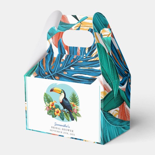 Toucan Tropenwald Summers Brautparty Geschenkschachtel (Vorderseite)