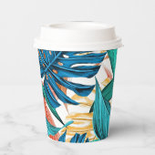 Toucan Tropenwald Summers Brautparty Pappbecher (Rückseite)