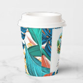 Toucan Tropenwald Summers Brautparty Pappbecher (Rechts)