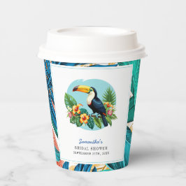 Toucan Tropenwald Summers Brautparty Pappbecher