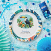 Toucan Tropenwald Summers Brautparty Pappteller (Party)