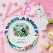 Toucan Tropenwald Summers Brautparty Pappteller (Party)