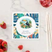 Toucan Tropenwald Summers Brautparty Serviette (Beispiel)