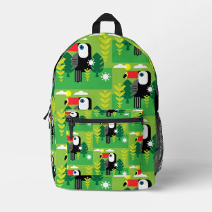 Toucan Tropical Bird Bedruckter Rucksack
